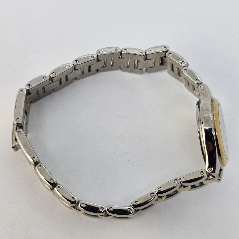 Anne Klein II Women's Watch 22MM Gray‎ Dial Two Tone Bracelet 7